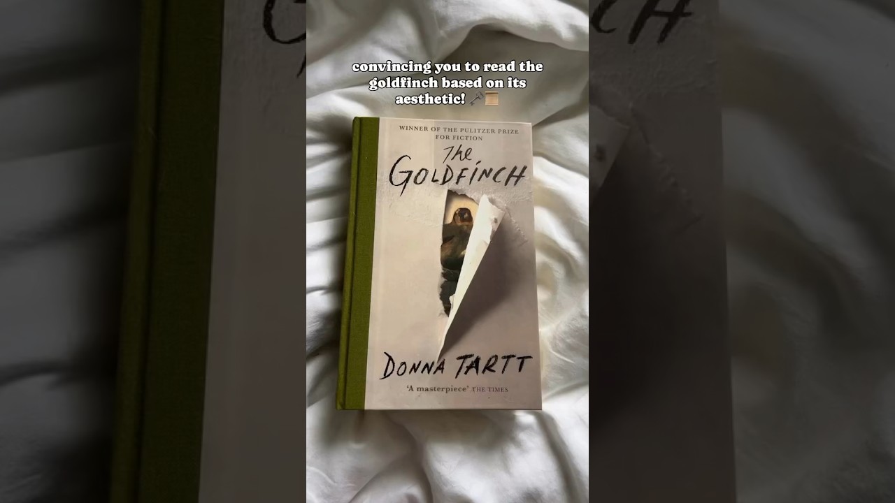 convincing you to read the goldfinch! 