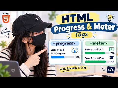 HTML Progress & Meter Tags Explained | HTML Tutorial for Beginners