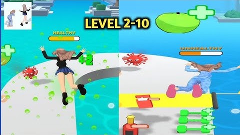 Run Healthy - All Levels Gameplay updated Android,ios | Run Healthy level 2-10 | Game the Chain