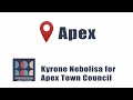 Local Lens: Kyrone Nebolisa- Candidate for Apex Town Council