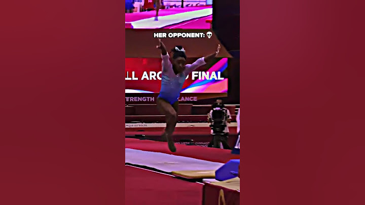 Simone scored higher and won 🥇 even with a fall! #gymnastics #vault #fall #stick #simonebiles