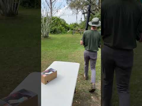 Shooting the biggest gun in America