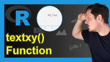textxy() Function of calibrate Package in R (Example) | Add Text to Plot | Modify Font Size & Color