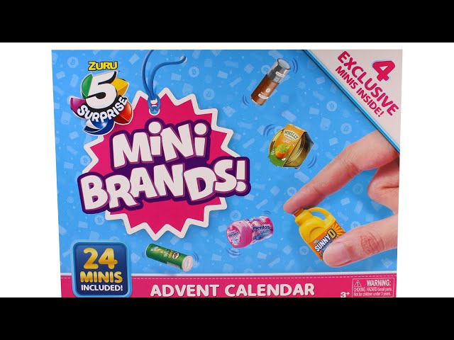 ZURU 5 SURPRISE- MINI BRANDS-SERIES 5 ADVENT CALENDAR – Colossal