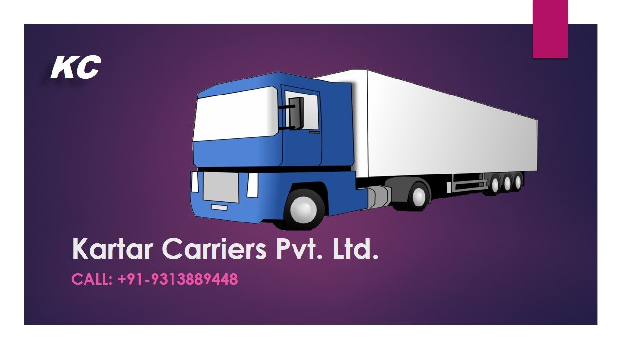 Promo Video KARTAR CARRIERS PVT LTD YouTube