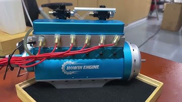 HOWIN L6 Engine Model Runs! Test 1 #enginediy