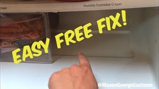 Kenmore Refrigerator Water Puddling Inside Easy Free Fix