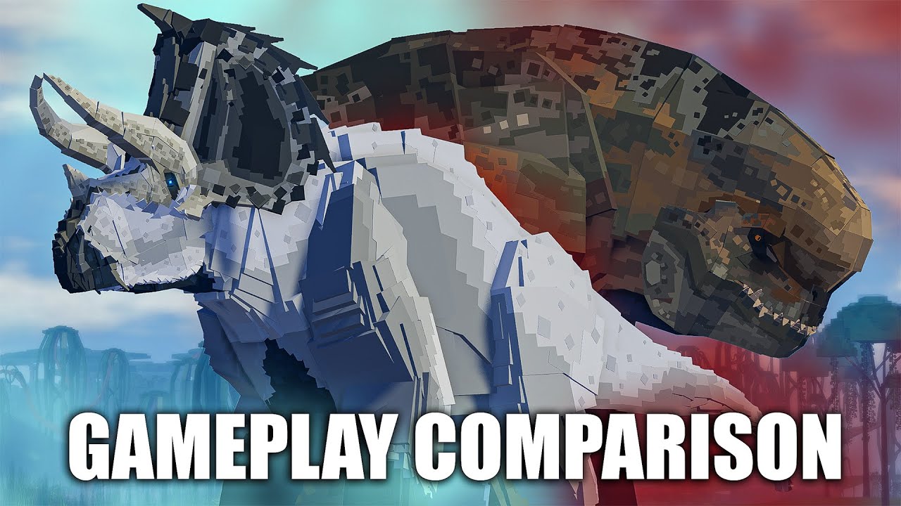 Jurassic Blocky D-Rex OR Yeti Trike Which Is Better For PvP