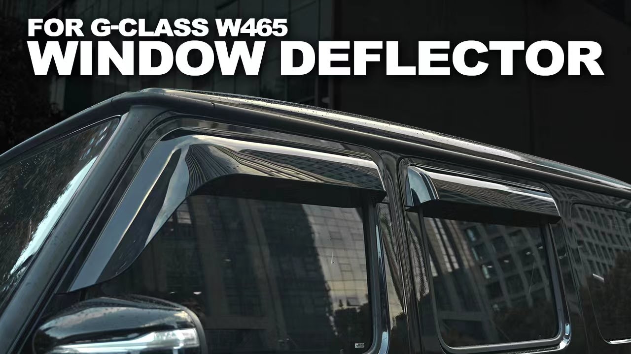 Mercedes G-Class W465 Window Deflectors - Reduce Wind Noise & Rain