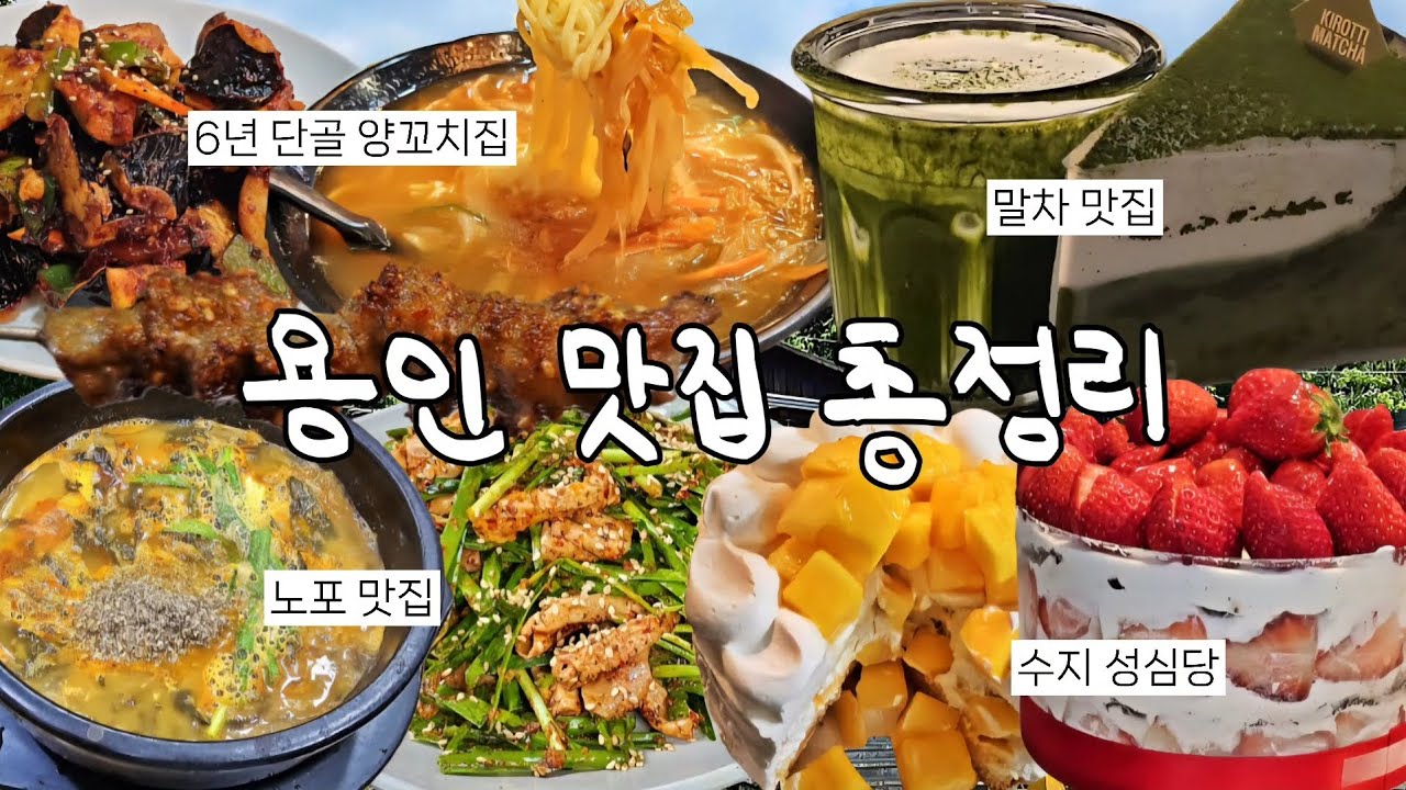 용인 토박이가 추천하는 용인 맛집 | 노포 식당 | 인생 감자탕 | 수지 맛집 | 용인 카페 | 6년 단골 양꼬치 맛집 🤤