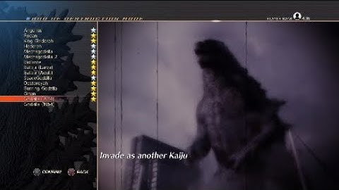 Godzilla ps4: Godzilla 2014 God of destruction mode