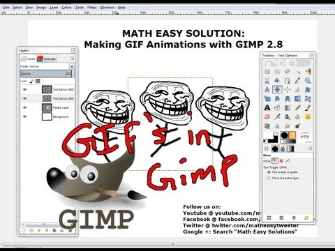 Gimpedia — Tutorial how to make gif on gimp