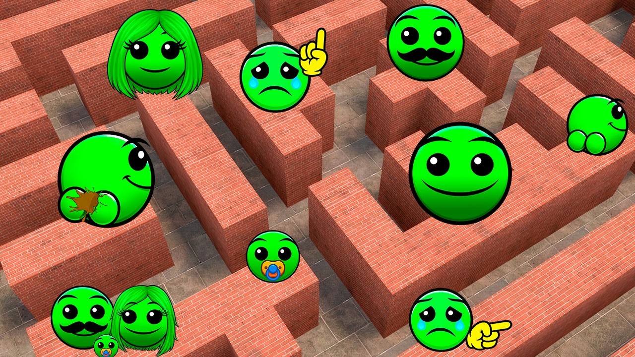 I FOUND ALL FIRE IN THE HOLE FAMILY IN MAZE In Garry's Mod!