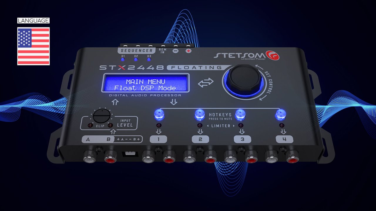 Stetsom STX2448 FLOATING Full Professional DSP Digital Signal Processo