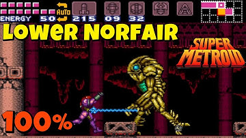 Super Metroid (SNES) – 100% Completion Run | Lower Norfair