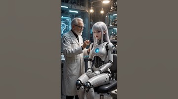 Robot Girl Awakens in Lab – You Won’t Believe Her First Word #aishorts #robotgirl #Shorts #Viral #AI