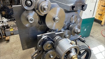 Home Shop Gear Hobbing Machine (Mostly) Finished.  First chips, no math!