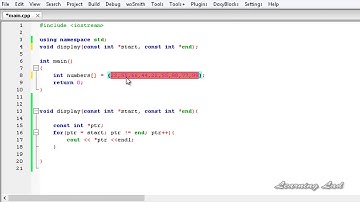 037  Array Ranges in Functions with Example in C++   CPP Programming Video Tutorial