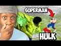 Superman vs hulk reaction zimaut animation full match