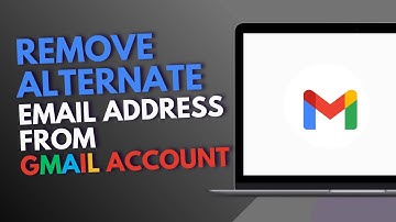 How to remove alternate email address from Gmail account
