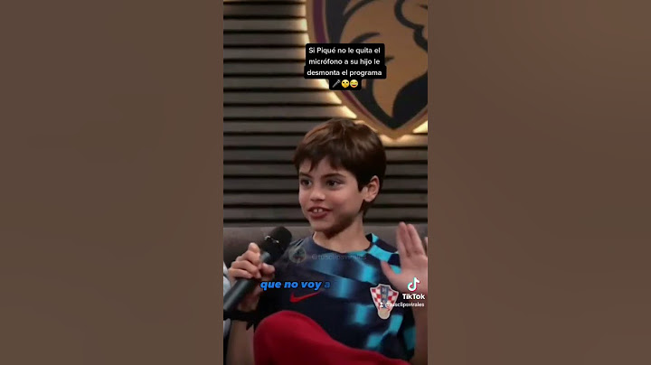 Si Piqué no le quita el micrófono a su hijo Milan le desmonta el programa #kingsleague #pique