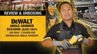 Review & Unboxing Angle Grinder Brushless - DCG406N (Bare Tool/ Tool Only) screenshot 4