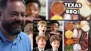 BRITS React to British Highschoolers try Texas BBQ!