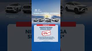 Toyota #1 hadir di GIIAS 2026 dengan rangkaian promo spesial yg bisa disesuaikan dengan kebutuhan.