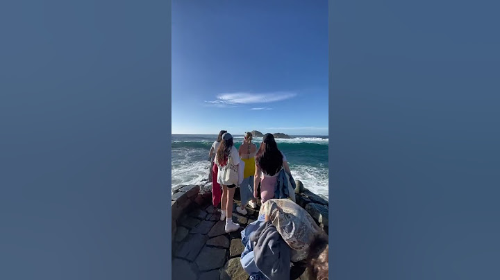 People Get Splashed by Sea Waves as They Try to Escape - 1406763