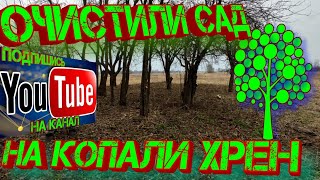 Очистили сад на копали хрен!!!