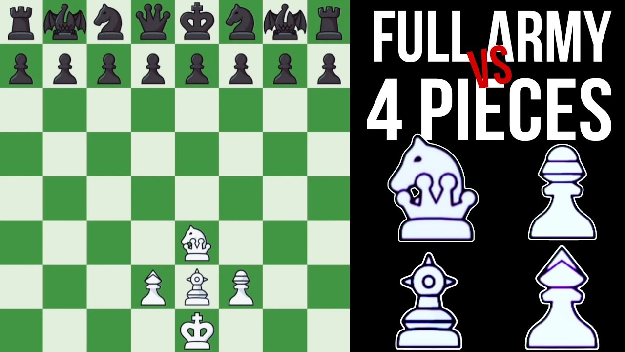 One upgraded QUEEN with PAWNS vs. FULL ARMY