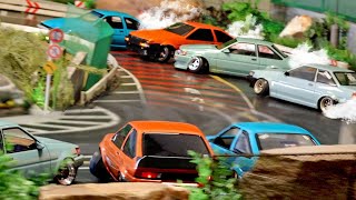 The BEST AE86 RC drift day EVER Grassroots RC DRIFTING