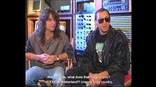 Eddie & Alex van Halen speaking in their native language (Dutch) R.I.P. Edward.