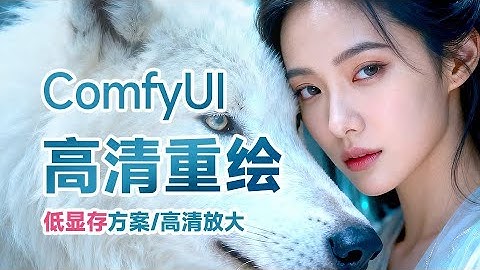 comfyui高清重绘放大工作流 | SD | PS | 教程 | 高清放大 | comfyui | 高清重绘 | SUPIR放大 | 工作流 | AI绘图