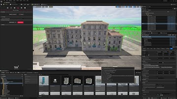 Unreal Engine 5.3 - Creating a City with WorldBLD|CityBLD - Creating European Alleys Prefabs - 4K