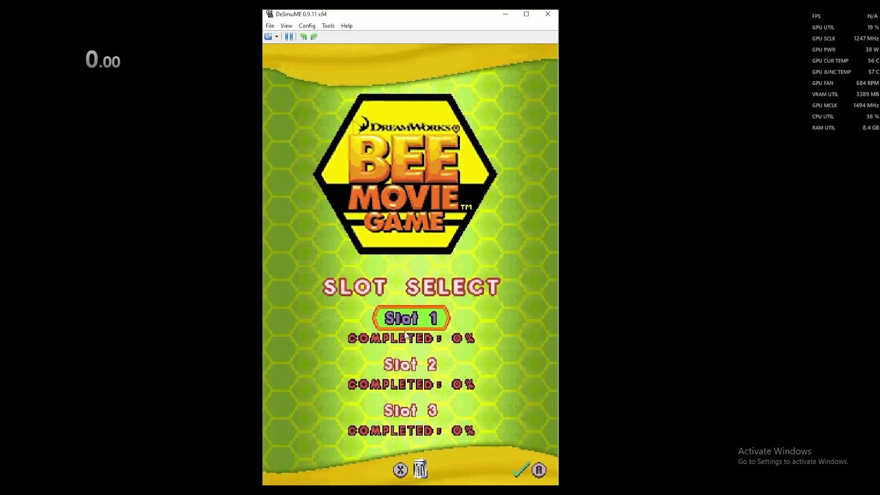 Bee movie credits warp speedrun YouTube