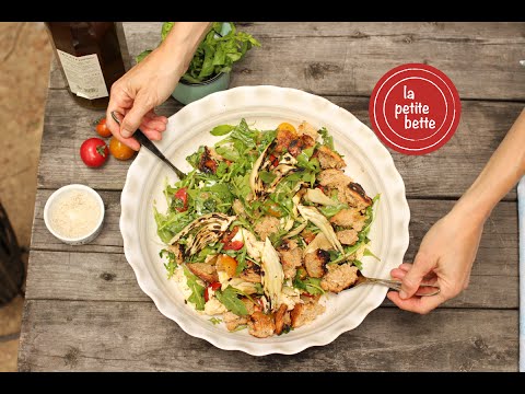 recette-de-salade-panzanella-🍅trop-bonne!-🍅tuto-la-petite-bette