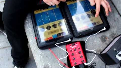 MyOneManBand Vs Figure on Two iPad Decks