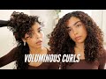 THE BEST WAY TO DIFFUSE CURLY HAIR | Frizz Free and Voluminous Curls