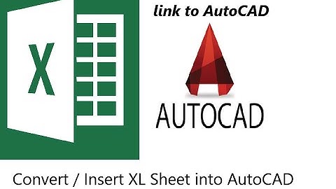 Method 2, How to Convert / Import / Link #xl  sheet to #autocad  (Just in 3Mnts) "Siraj Muhammad".