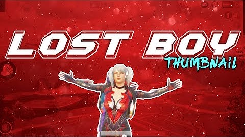 Make Thumbnail Like Lost Boy | How To Make Thumbnail Like Lost Boy  | Lost Boy Thumbnail Tutorial |