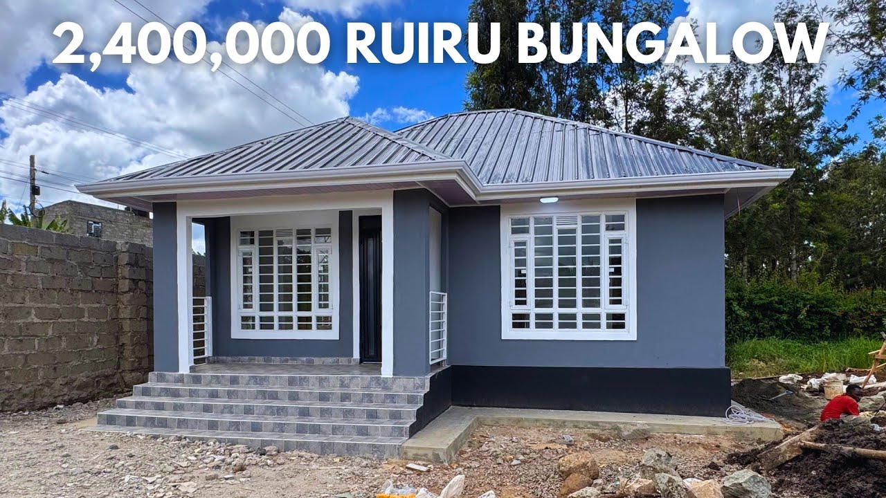 Kenyan Teacher Builds ksh. 2,400,000 2 Bedroom Precast Bungalow In Ruiru Kiambu County 💯❤️