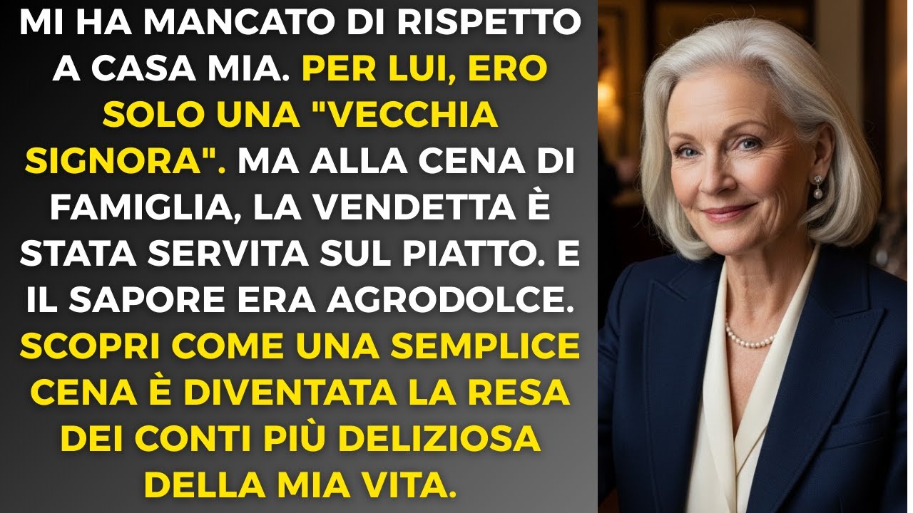 Mio genero Lucas mi ha guardato dritto negli occhi e ha detto: "Qui non comanda una vecchia signora". Aveva appena gettato nella spazzatura la mia maionese, ma era solo l'inizio. Per mesi ha...
