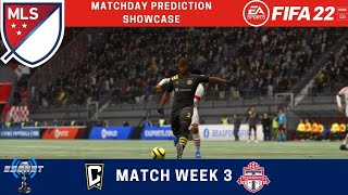Details FIFA '22 | MLS Matchday Prediction Showcase | Columbus Crews SC vs. Toronto FC News