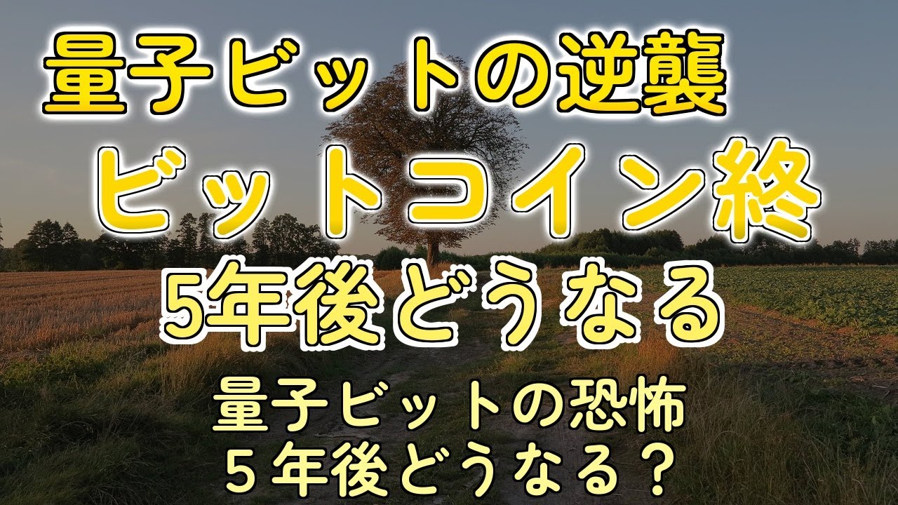 量子コンピュータでビットコイン終了？専門家が衝撃の予測！ - YouTube