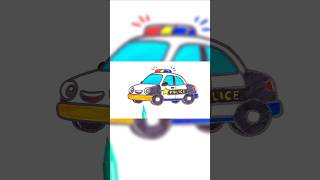 Mewarnai Mobil Polisi #mewarnai #colors #kids #menggambar #drawing #reels #shorts #ytshorts #fypシ