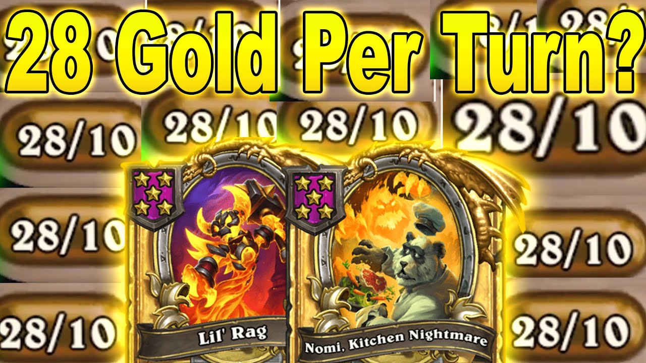 Nomi Rag 28 Gold Per Turn! Crazy OP Hero With Triple Nomi & Rag! | Christian ...