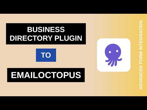 Business Directory Plugin to EmailOctopus Integration Tutorial | AFI