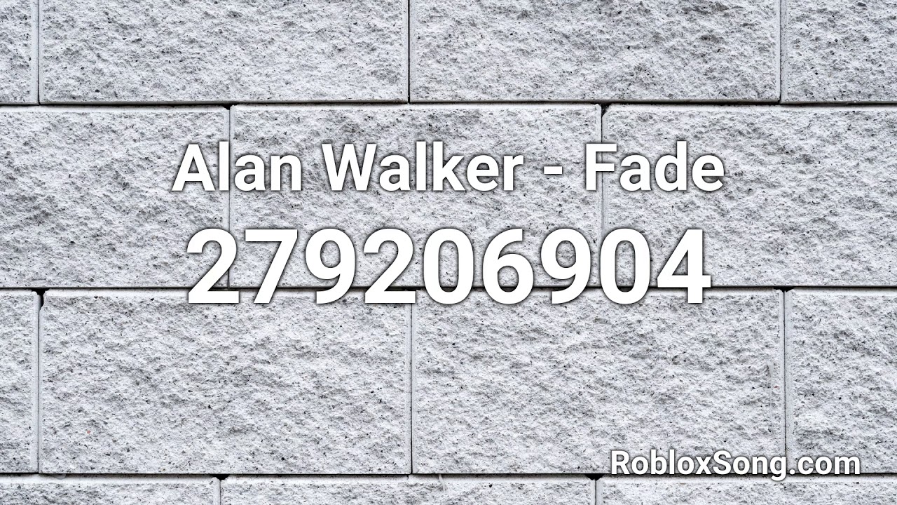 Alan Walker Fade Roblox Id Roblox Music Code Youtube - alan walker faded code for roblox id