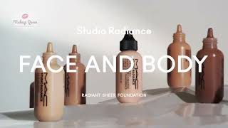 Deep Shades of MAC Studio Radiance Face and Body Radiant Sheer Foundation 2023